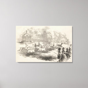 Impressão Em Tela O tiro no veado em Gotha