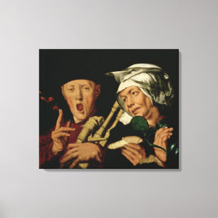 Impressão Em Tela O tocador de gaita-de-foles