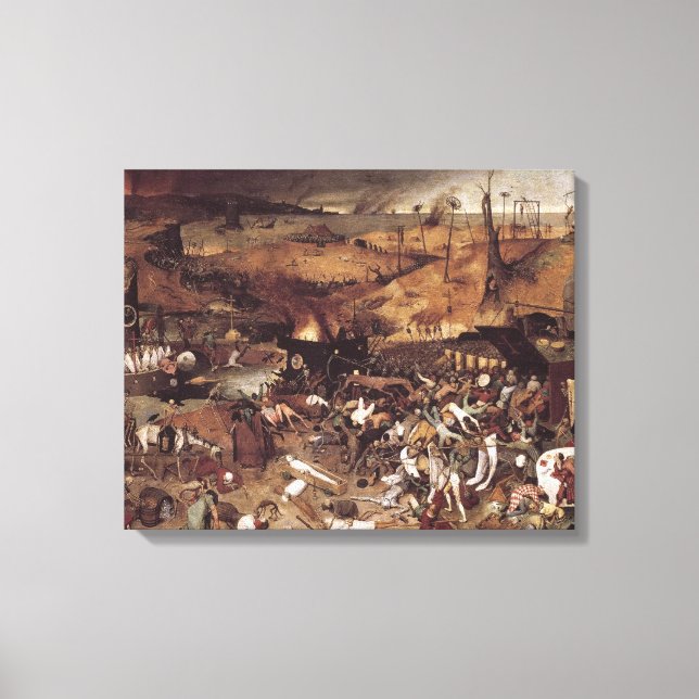 Impressão Em Tela O triunfo da morte de Peter Bruegel (Frente)