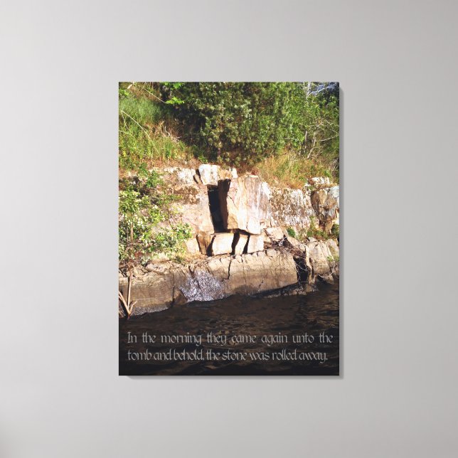 Impressão Em Tela O Túmulo de Jesus (Frente)