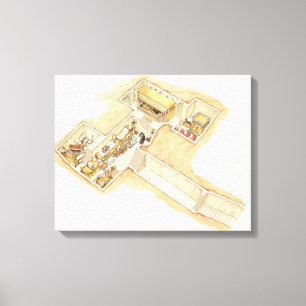 Impressão Em Tela O túmulo de Tutankhamun