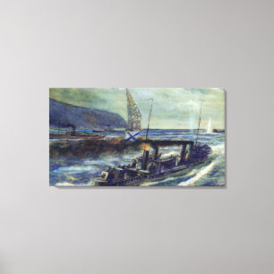 Impressão Em Tela O u-barco alemão U 56 afundado por Grozovoi