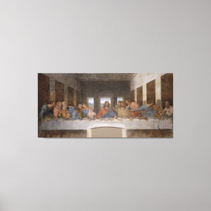Impressão Em Tela O último jantar de Leonardo Da Vinci