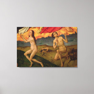 Impressão Em Tela O último julgamento, detalhe da ressurreição