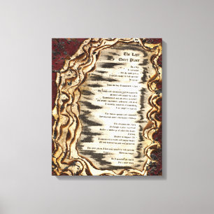 Impressão Em Tela O último lugar silencioso