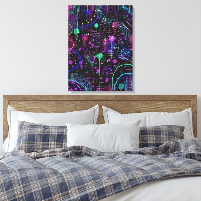 Impressão Em Tela O Universo é Amplo (Insitu(Quarto))
