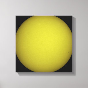 Impressão Em Tela O vaivém espacial Atlantis é visto na silhueta