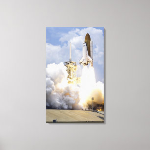 Impressão Em Tela O vaivém espacial Atlantis tira