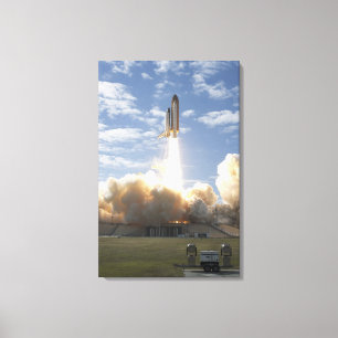Impressão Em Tela O vaivém espacial Atlantis tira 10