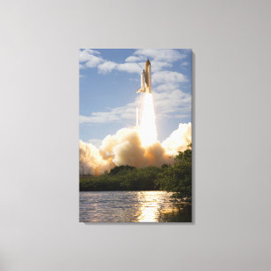Impressão Em Tela O vaivém espacial Atlantis tira 17