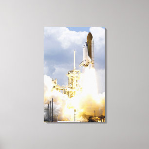 Impressão Em Tela O vaivém espacial Atlantis tira 2