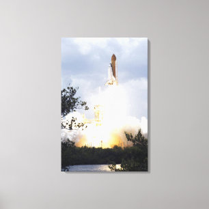 Impressão Em Tela O vaivém espacial Atlantis tira 4