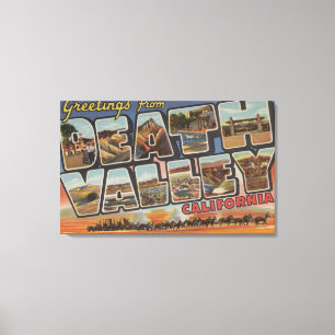 Impressão Em Tela O Vale da Morte, Califórnia - grandes cenas da