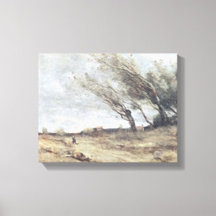 Impressão Em Tela O ventania de vento, c.1865-70