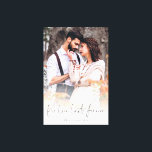 Impressão Em Tela O Verdadeiro Amor Provoca A Sobreposição De Fotos<br><div class="desc">O Verdadeiro Amor Provoca A Sobreposição De Fotografias De Casal Para Sempre. Personalize com sua foto romântica favorita de você e de seus nomes.</div>