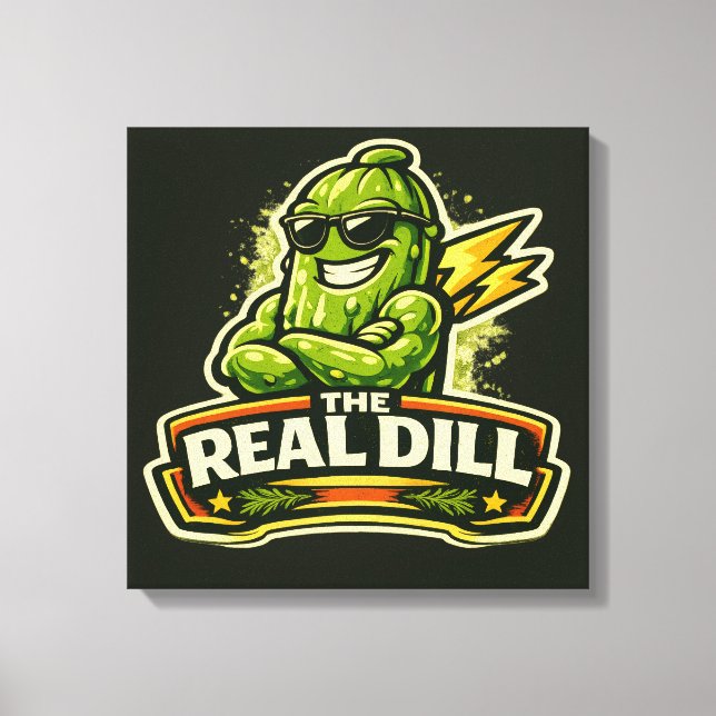 Impressão Em Tela O Verdadeiro Dill - Amantes da Comida (Frente)