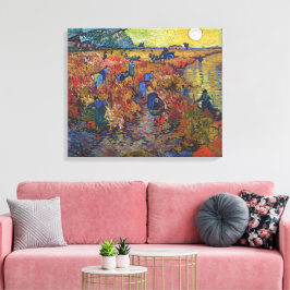 Impressão Em Tela O Vinhedo Vermelho | Vincent van Gogh |