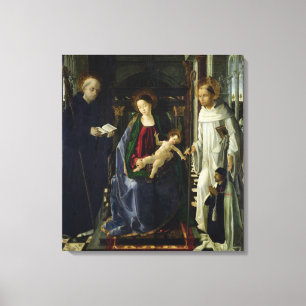 Impressão Em Tela O Virgin e a criança (óleo)
