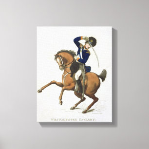 Impressão Em Tela O voluntário da cavalaria de Westminster, chapeia