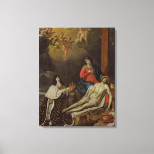 Impressão Em Tela O voto do rei de Louis XIII de France e