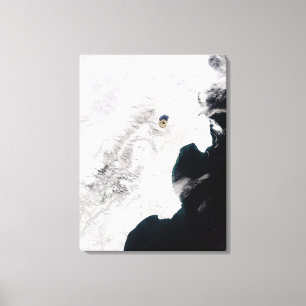 Impressão Em Tela O vulcão de Shiveluch em Kamchatka Krai, Rússia