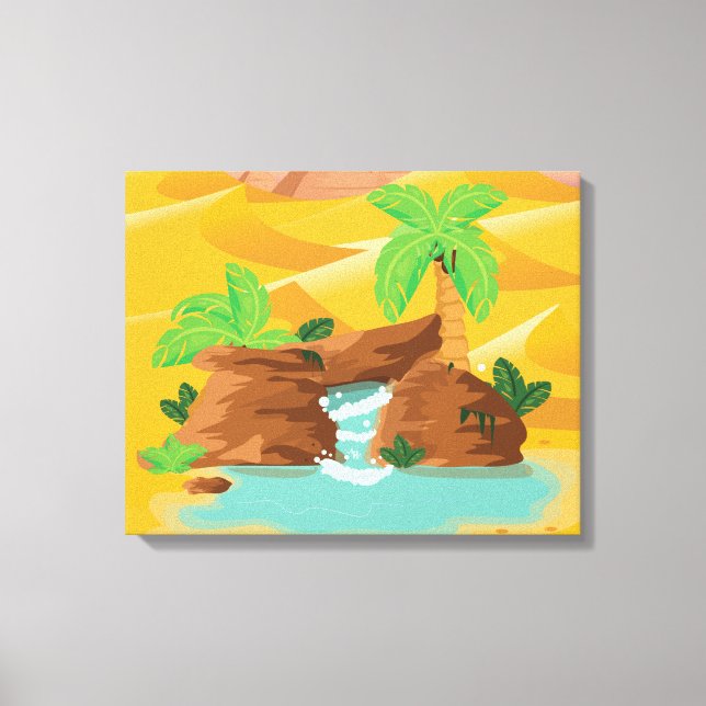 Impressão Em Tela Oasis (Frente)