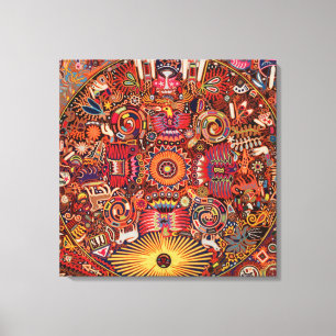 Impressão Em Tela Oaxaca México México Maia Mexicano Viagem