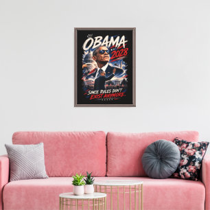 Impressão Em Tela Obama 2020 Já que as Regras Não Existem Mais