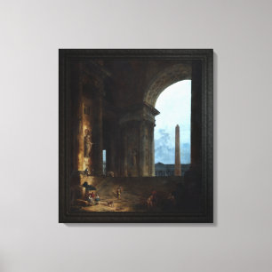 Impressão Em Tela Obelisk por Hubert Robert