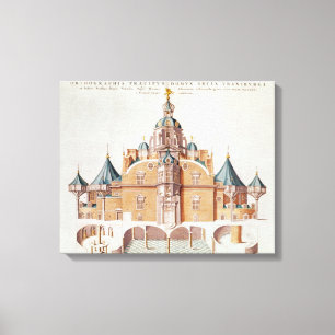 Impressão Em Tela Obervatório Uraniborg de Tycho Brahe