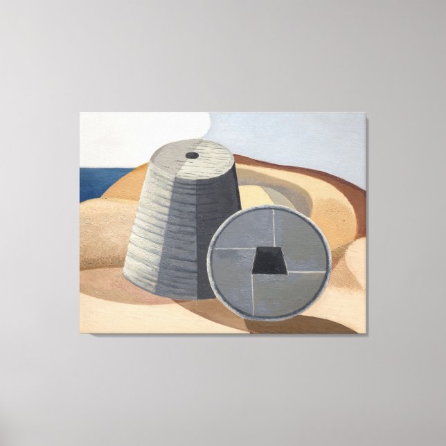 Impressão Em Tela Objetos Minerais (1935) (Frente)