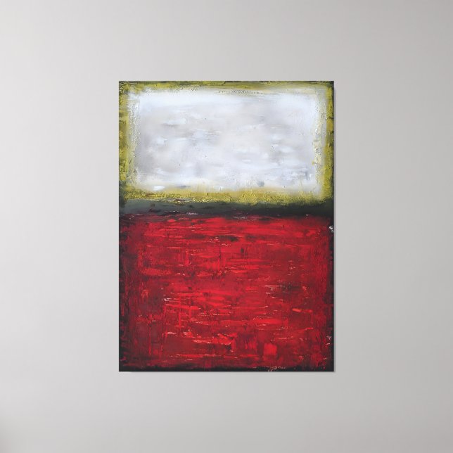 Impressão Em Tela obra de arte de Mark Rothko (Frente)
