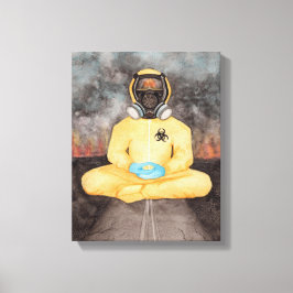 Impressão Em Tela Observando Queimá-la, Quarentena de Yoga Hazmat Ca