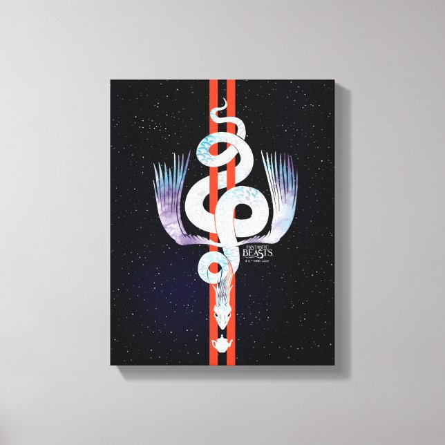 Impressão Em Tela Occamia de Bestas Fantásticas (Frente)