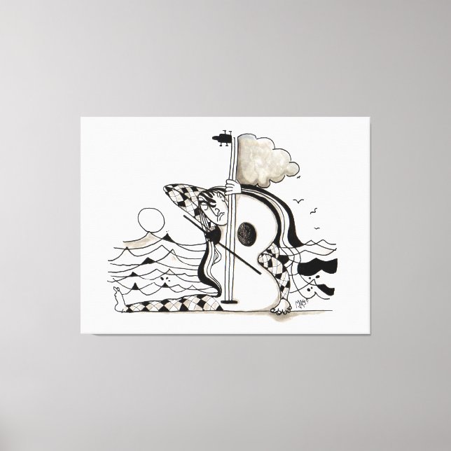 IMPRESSÃO EM TELA OCEAN CONCERT FOR SOFIA  (Frente)