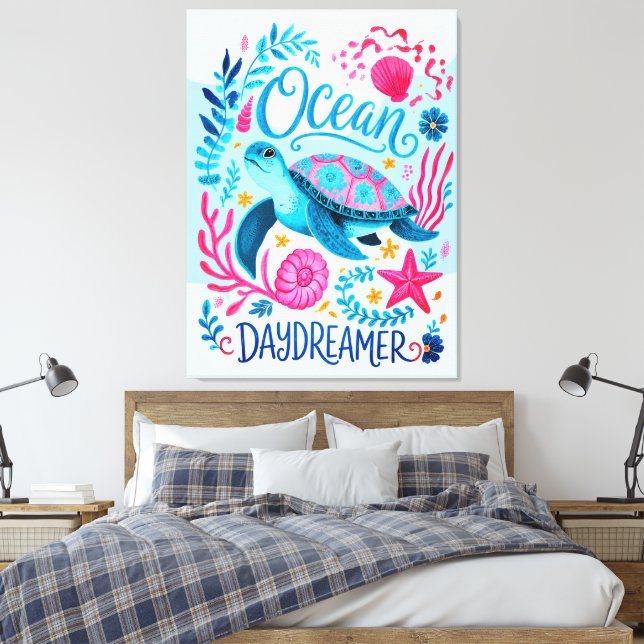 Impressão Em Tela Ocean DayDreamer (Insitu(Quarto))