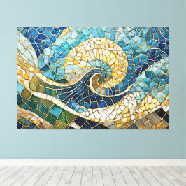 Impressão Em Tela ocean mosaic 004