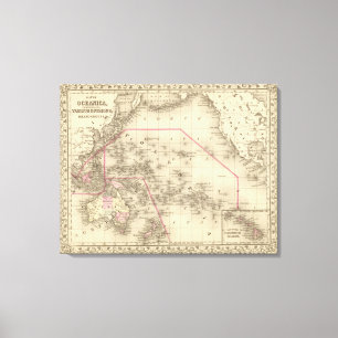 Impressão Em Tela Oceanica, ilhas de sanduíche