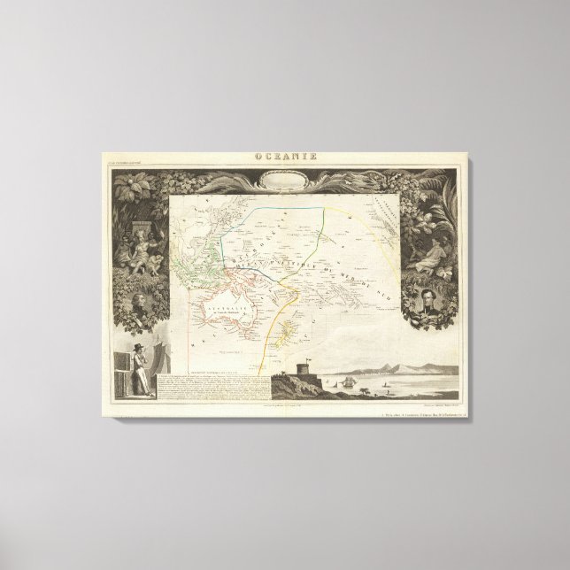 Impressão Em Tela Oceano (Frente)