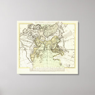 Impressão Em Tela Oceano Índico