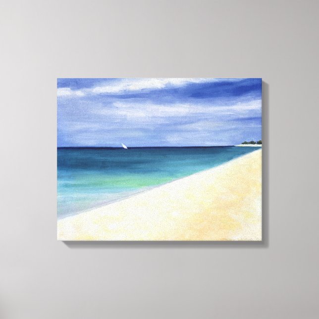 Impressão Em Tela Oceano Índico II 1995 (Frente)