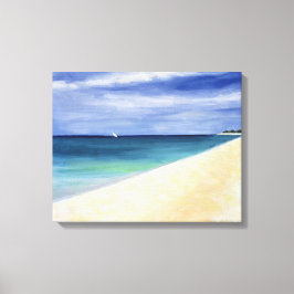 Impressão Em Tela Oceano Índico II 1995