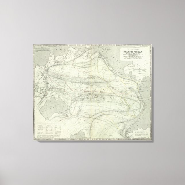 Impressão Em Tela Oceano Pacífico 7 (Frente)