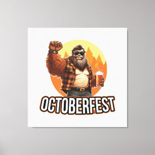 Impressão Em Tela Octoberfest Pé Grande