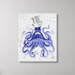 Impressão Em Tela Octopus Sobre Cidade