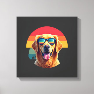 Impressão Em Tela Óculos de sol para meninos e meninas Retriever Dou