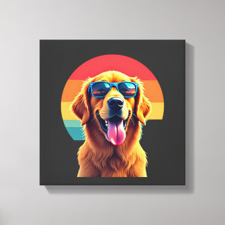 Impressão Em Tela Óculos de sol para meninos e meninas Retriever Dou