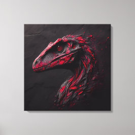 Impressão Em Tela Ode à Pré-História - O Gênio do AI