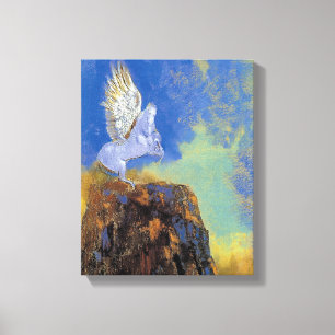 Impressão Em Tela Odilon Redon Pégaso - Simbolismo da Mitologia Greg