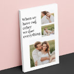 Impressão Em Tela Oferta de Casal Romântico de Foto de Colagem Moder<br><div class="desc">Oferta de Casal Romântico de Foto de Colagem Moderna</div>